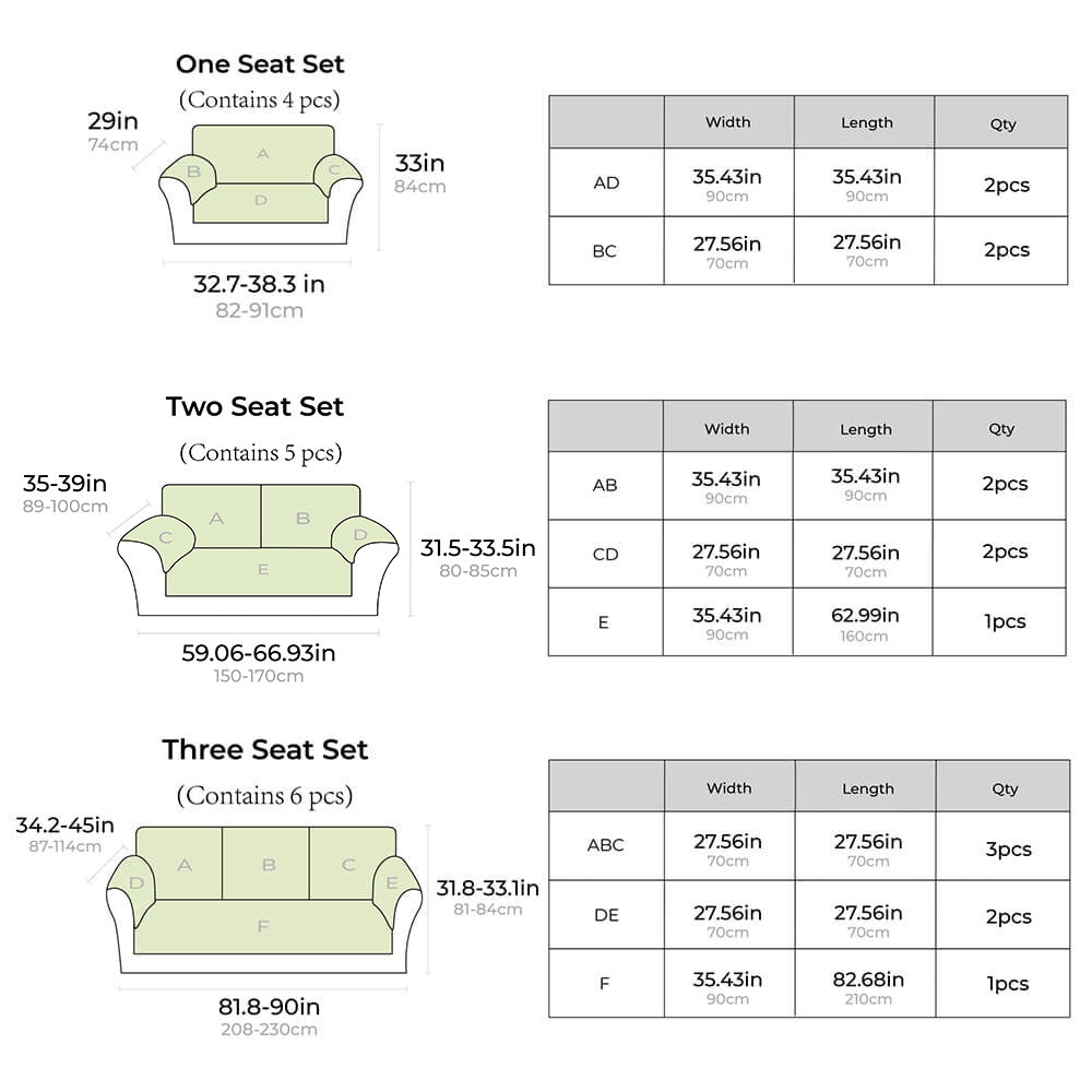 Cotton Plaid Anti-scratch Couch Cover