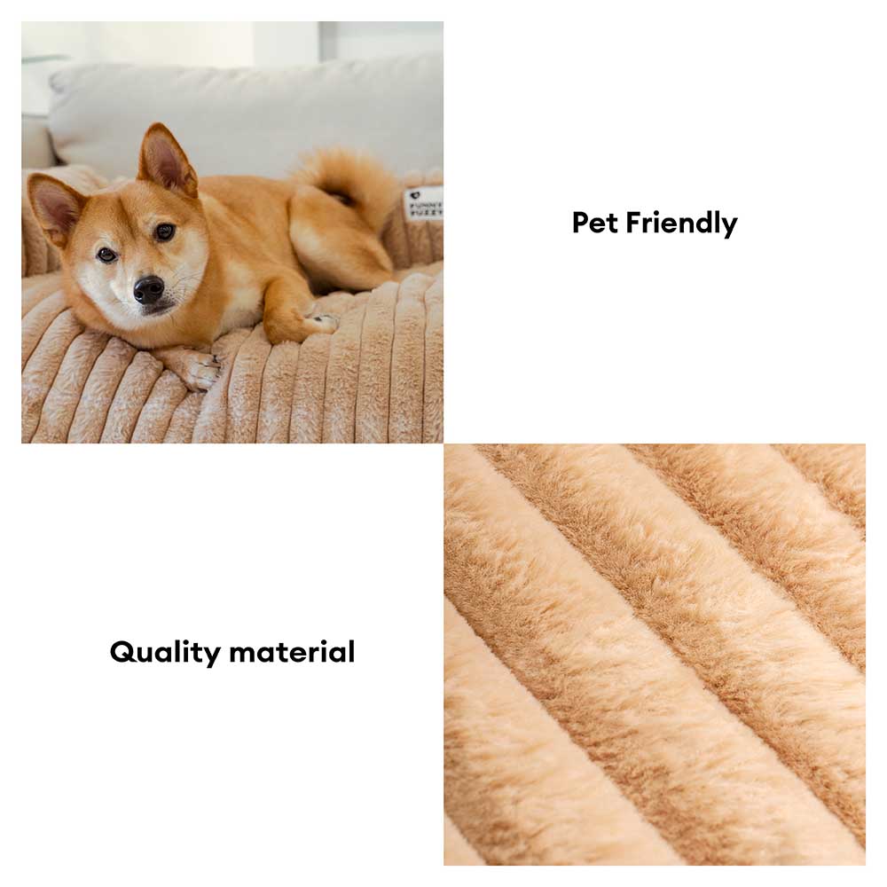 Fluffy Sofa Blanket Bolster Dog Mat Couch Cover