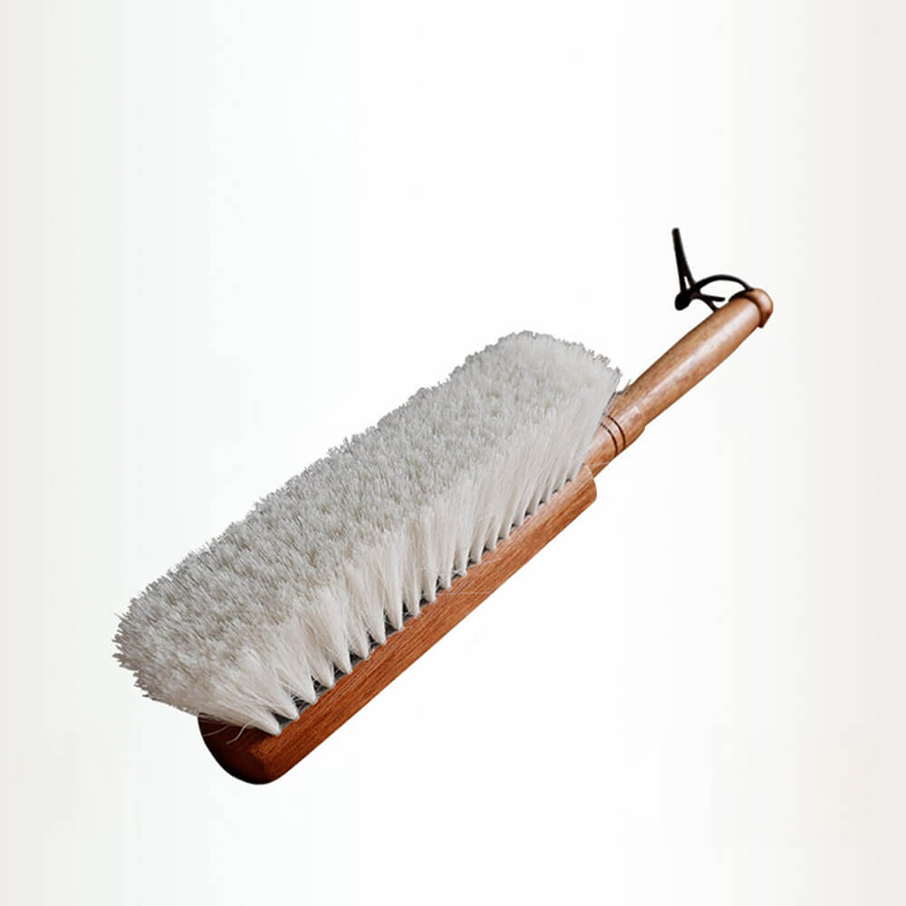 Sandalwood Handle Wool Bristle Multifunctional Dust Cleaning Brush