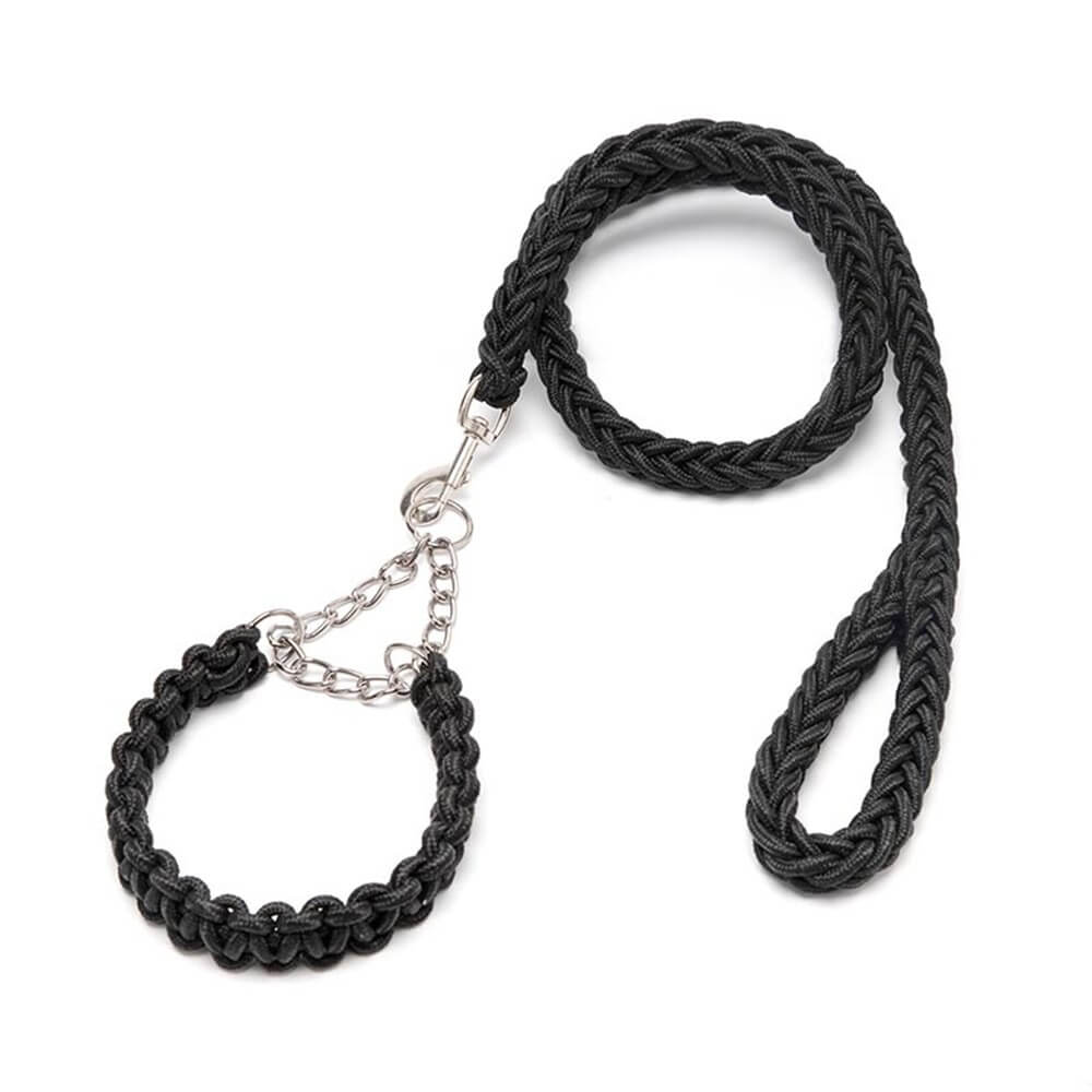 Explosion-Proof Nylon Braided Dog Leash and Collar