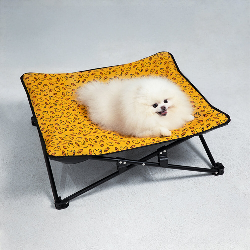 Colorful Pattern Elevated Dog Bed - Multiple Fun Designs