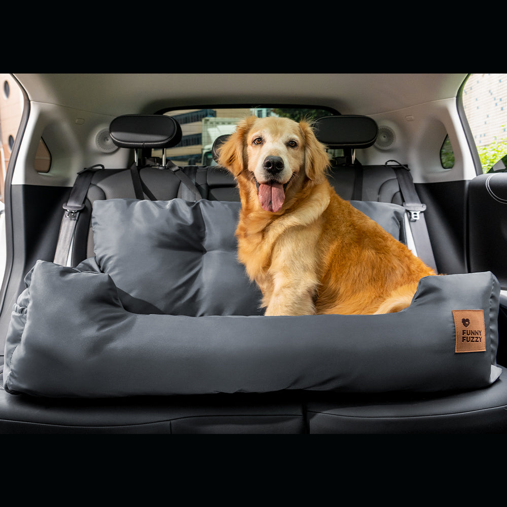 Travel Bolster Safety Medium Large Dog Car Back Seat Beds