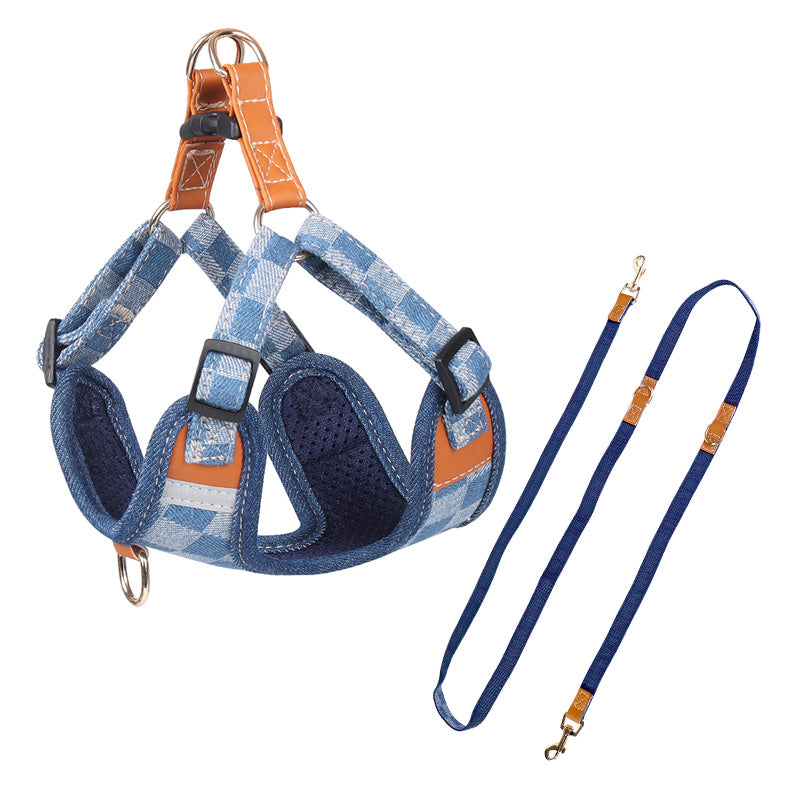 Conjunto de caminhada com arnês anti-tração para cães