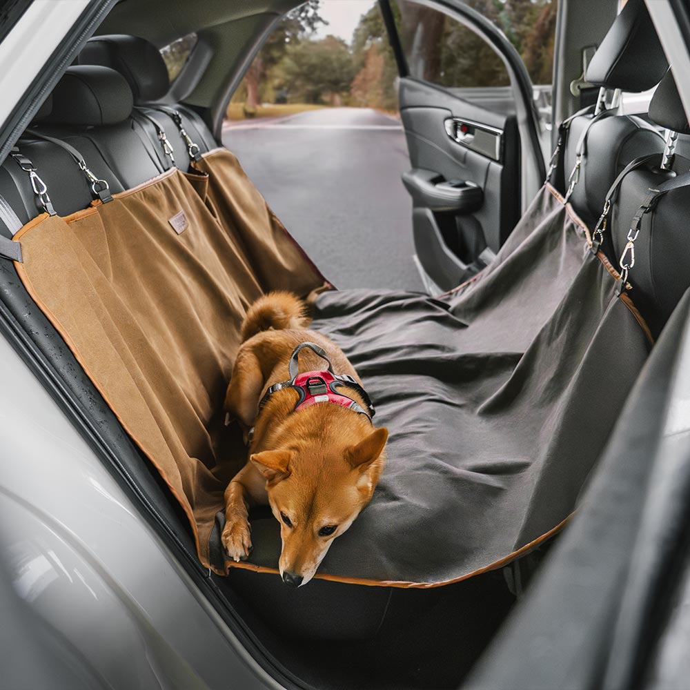 Clásico Retro - Funda impermeable para asiento trasero de coche y camping de doble uso