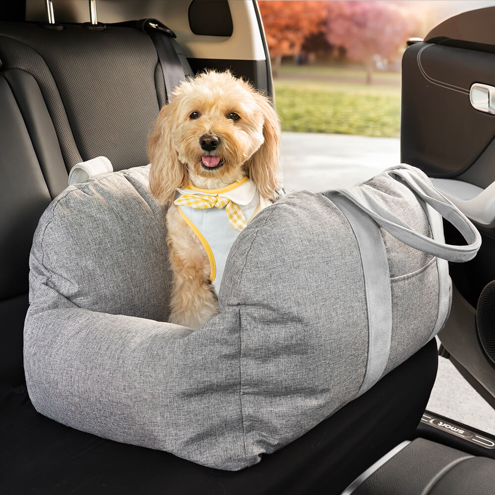 Travel Safety Puppy Dog Car Seat Bed - First Class