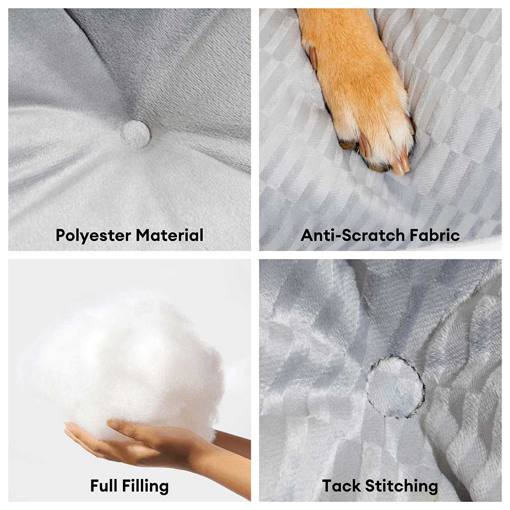 Dual-Sided Cozy Plush Washable Calming Dog Mat