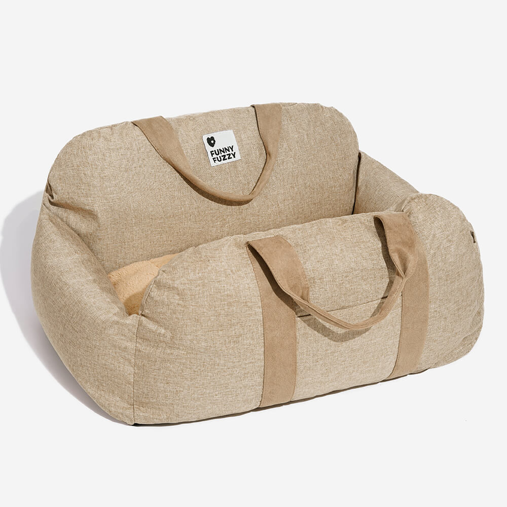 Travel Safety Puppy Dog Car Seat Bed - First Class