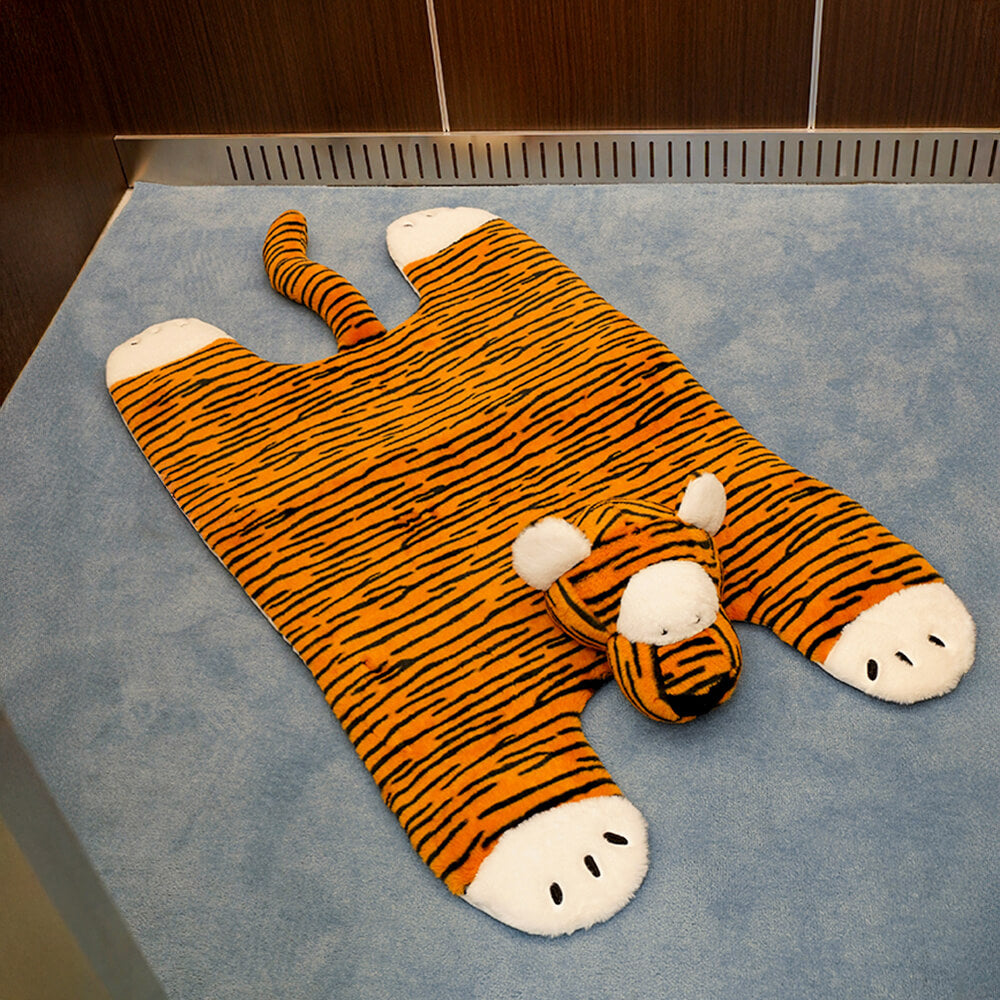 Tiger Stripe Shaped Warm Sleeping Dog & Cat Mat