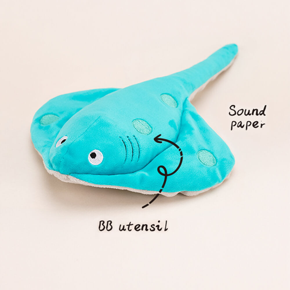 Chew-Resistant Squeaky Dog Toy - Ocean World