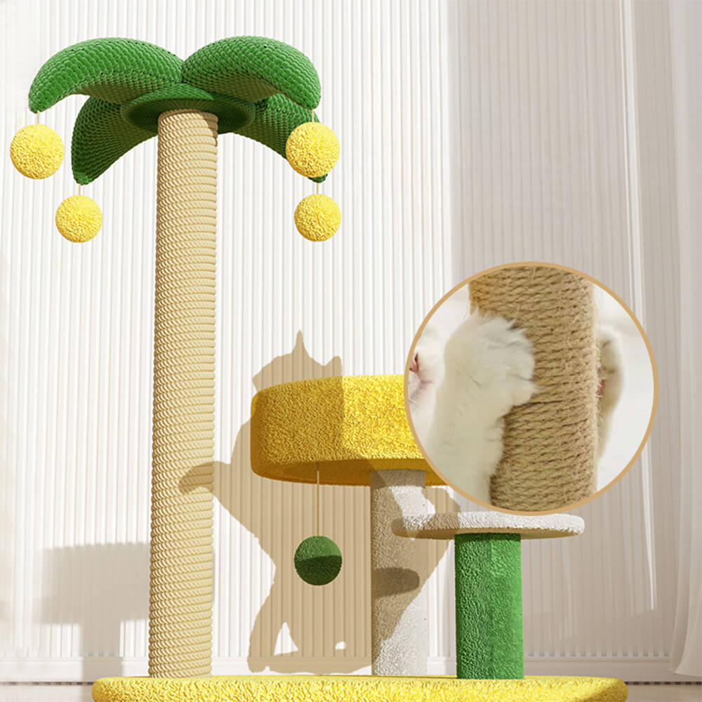 Tropical Coconut Tree Cat Climbing Frame