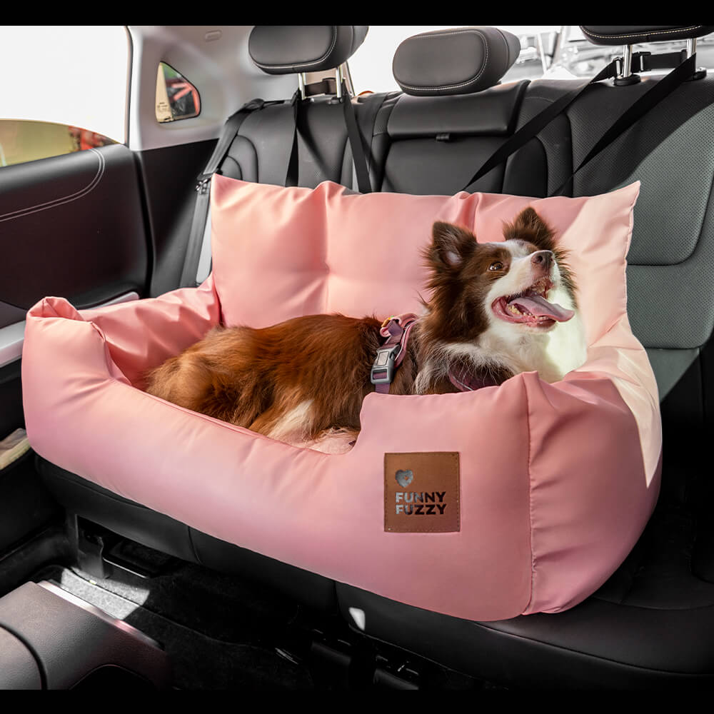 Travel Bolster Safety Medium Large Dog Car Back Seat Beds