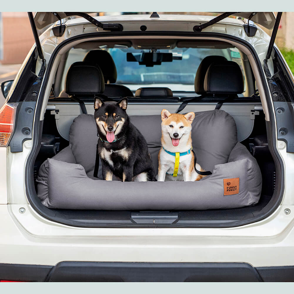 Travel Bolster Safety Medium Large Dog Car Back Seat Beds