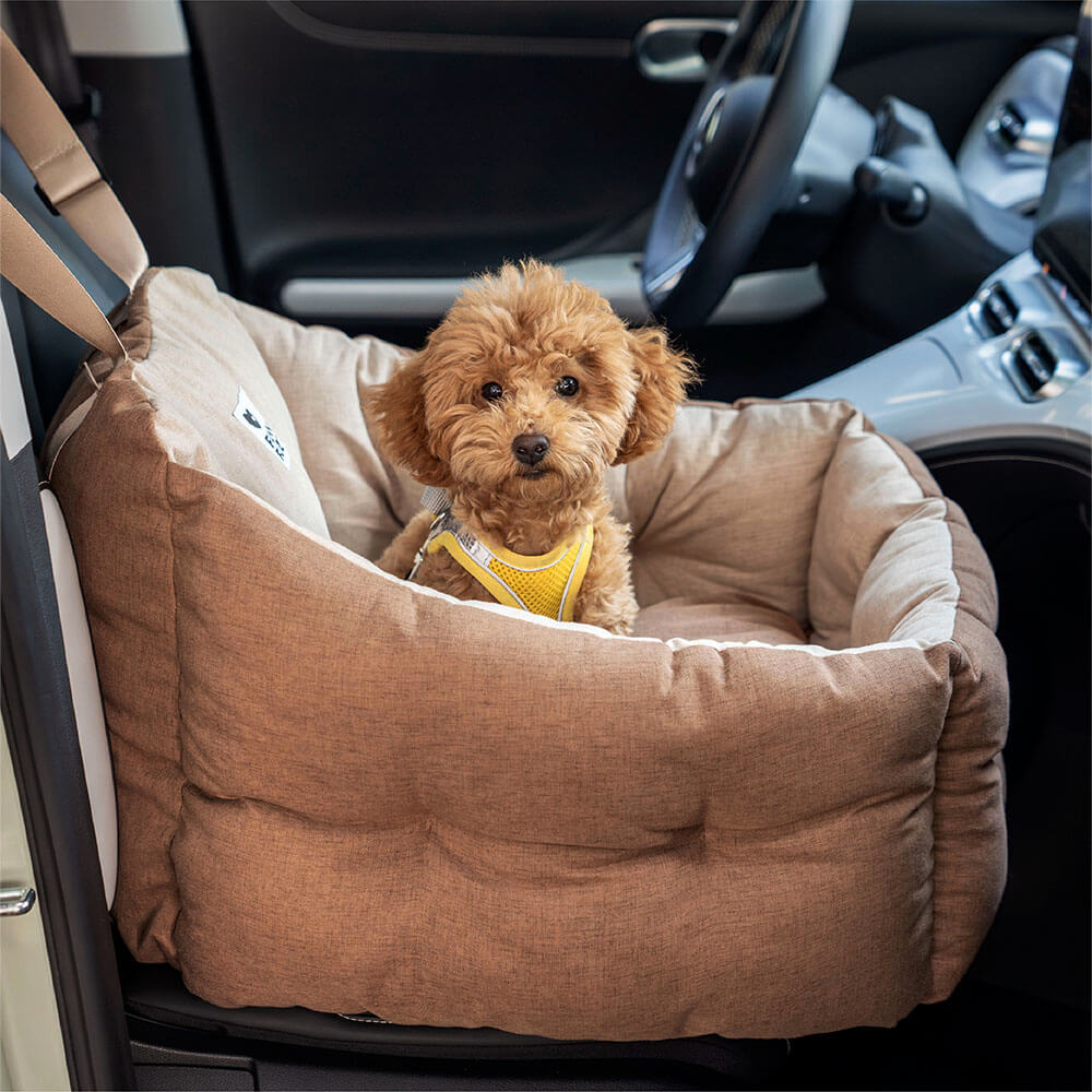 Travel Protection Booster Waterproof Elevated & Thickened Dog Car Seat Bed