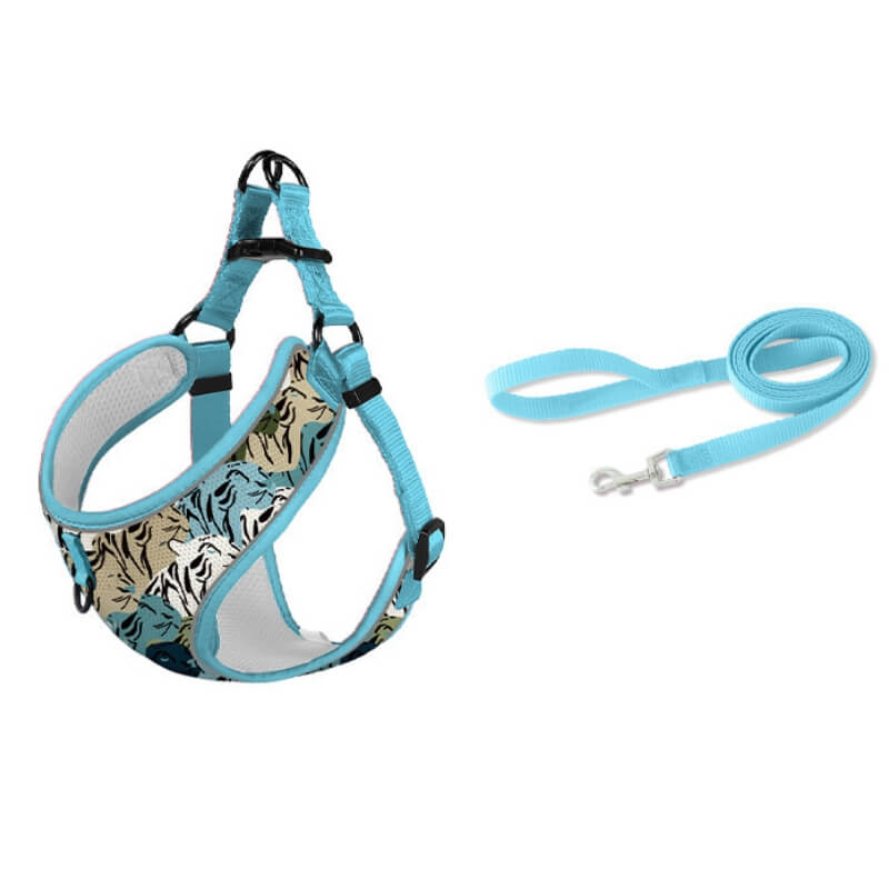 Dog Breathable Harness No Pull  Dog Walk Set