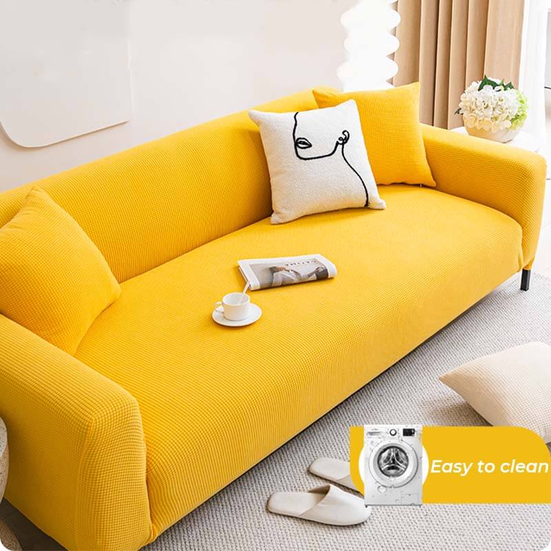 Soft Fleece Full-wrapped Furniture Protector Couch Cover