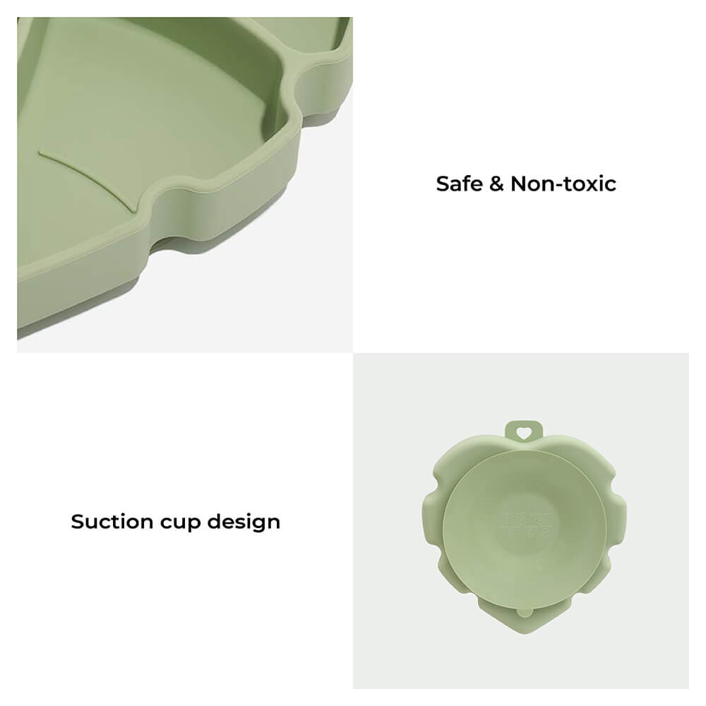 Suction Cup Pet Bowl - Leaf